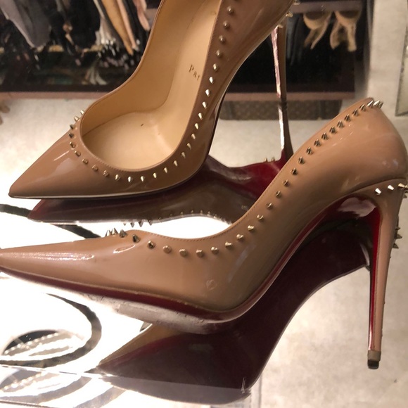 Christian Louboutin 💯Anjalina 100 Patent Heels - Picture 5 of 5